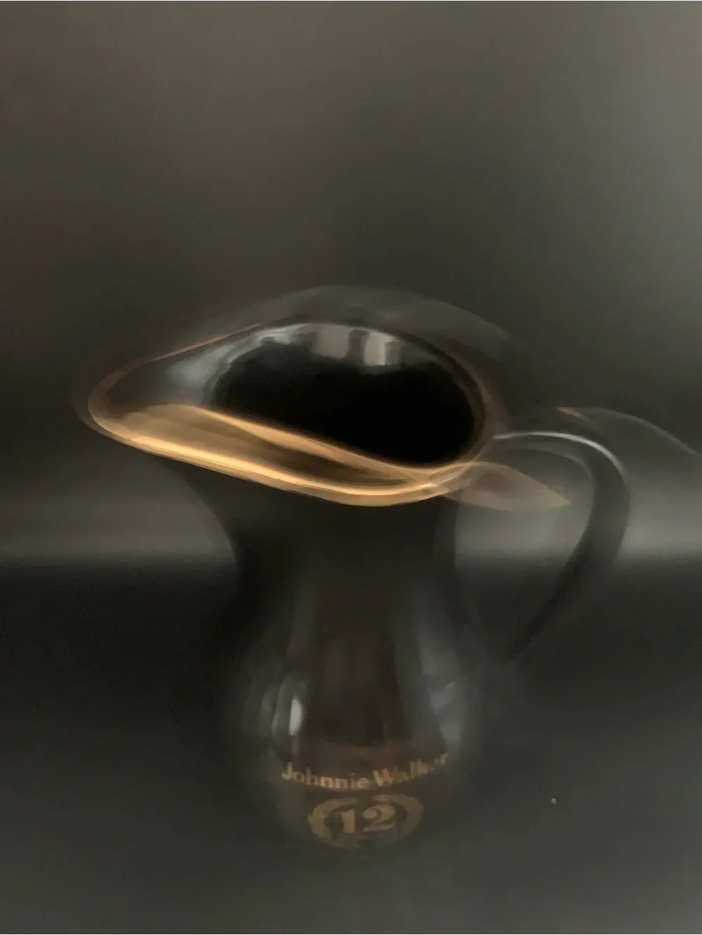 Vintage Johnnie Walker 12 Year Old Black Label Scotch Pitcher Wade England